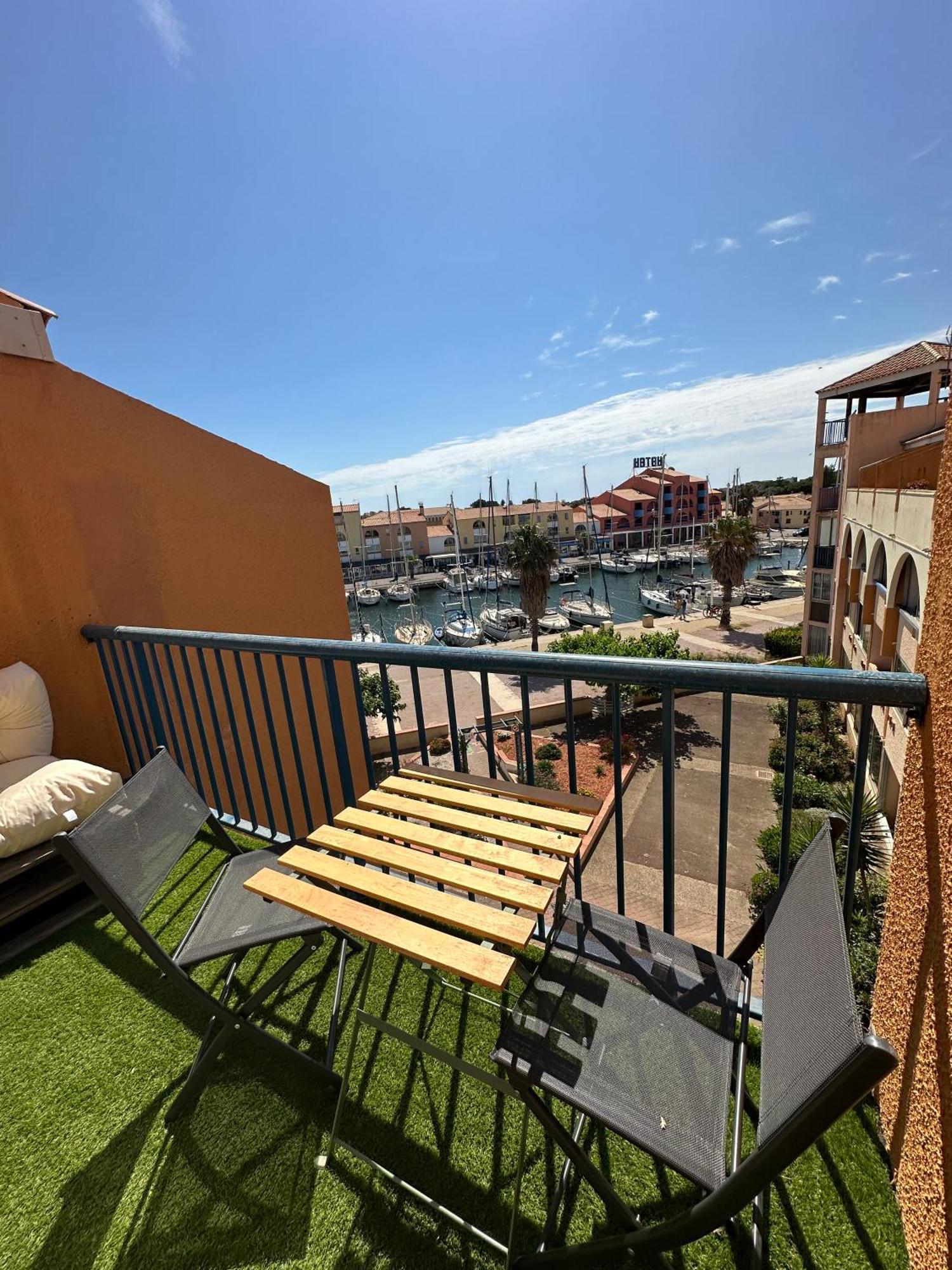 Appartement Vue Mer Sur Port De Leucate Climatise, Parking Gratuit, Linges Et Serviettes Inclus エクステリア 写真